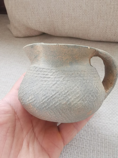 古玩陶瓷商周陶壺真品鑒賞圖