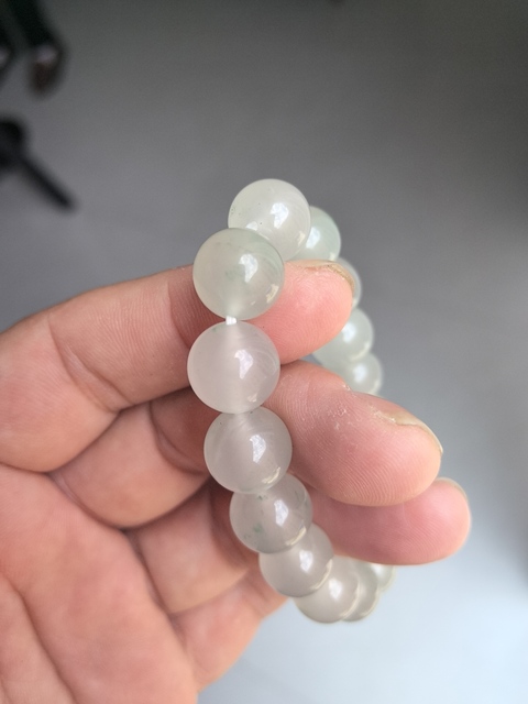 古玩玉器翡翠手串真品鑒賞圖