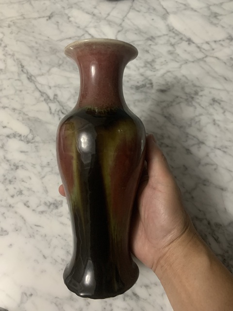 古玩陶瓷三陽開泰觀音瓶真品鑒賞圖
