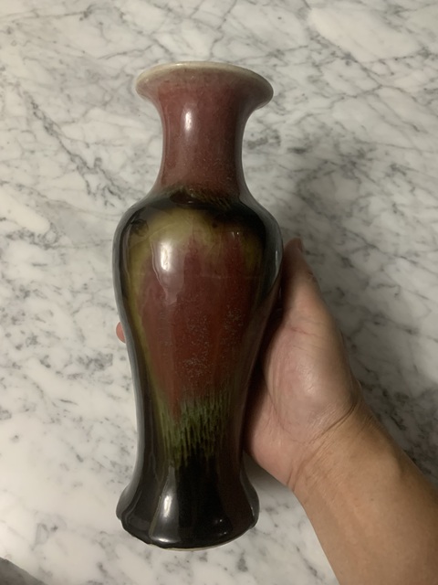 古玩陶瓷三陽開泰觀音瓶真品鑒賞圖