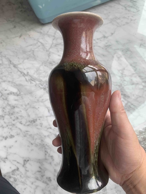 古玩陶瓷三陽開泰觀音瓶真品鑒賞圖