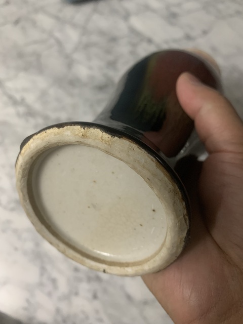 古玩陶瓷三陽開泰觀音瓶真品鑒賞圖