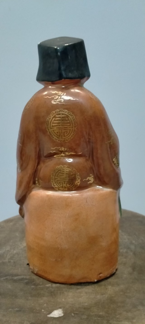 古玩陶瓷粉彩造像真品鑒賞圖