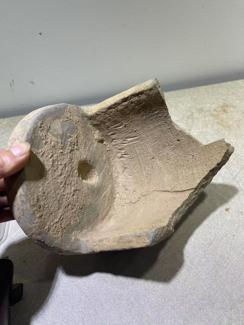 古玩陶瓷漢代·云紋瓦當真品鑒賞圖