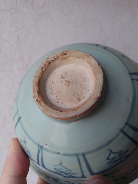 古玩陶瓷元青花纏枝花卉紋碗拍賣，當(dāng)前價格18888元