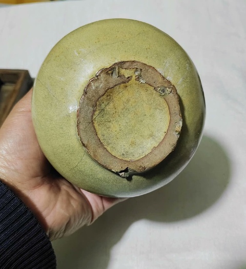 古玩陶瓷茶葉末釉葫蘆瓶真品鑒賞圖