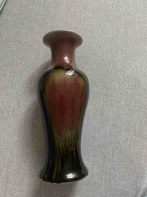 古玩陶瓷三陽開泰窯變釉紋瓶拍賣,當前價格4980元
