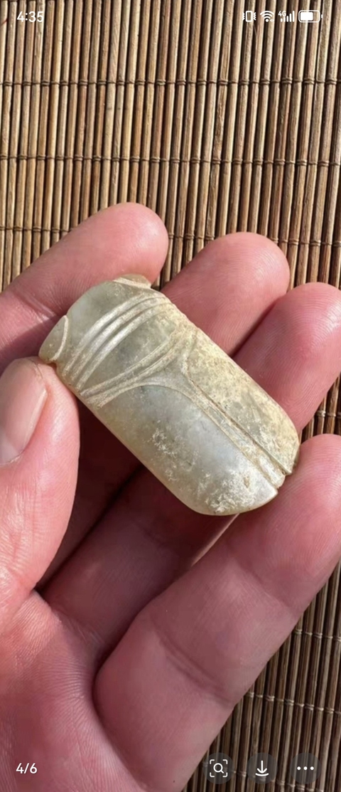 古玩玉器仿古玉蟬真品鑒賞圖