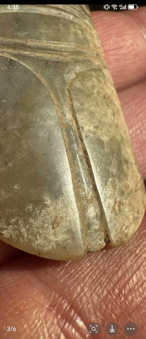 古玩玉器仿古玉蟬真品鑒賞圖