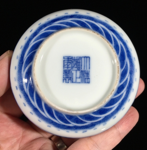 古玩陶瓷印泥盒真品鑒賞圖