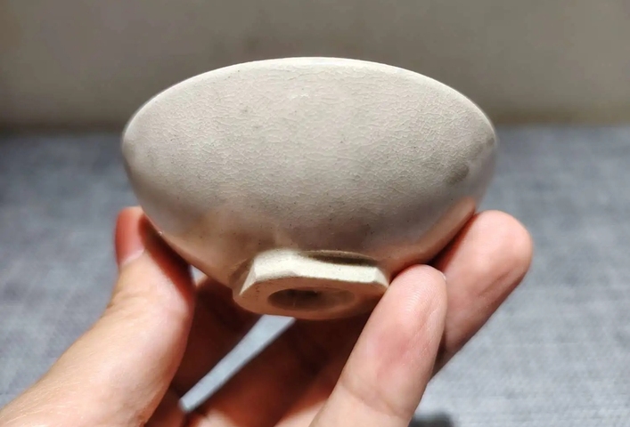 古玩陶瓷日本大正清水燒茶盞真品鑒賞圖