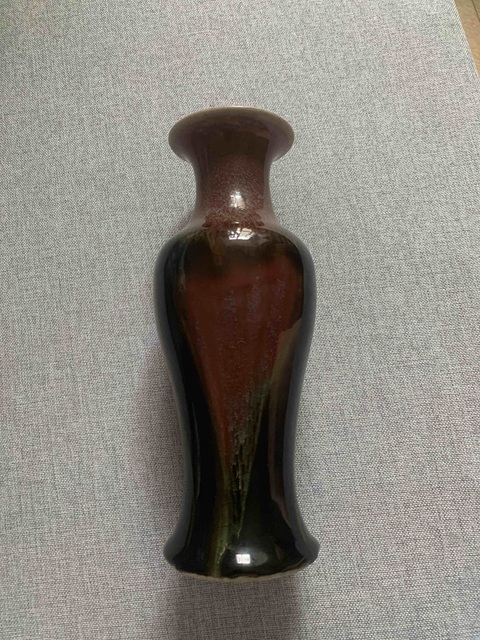 古玩陶瓷三陽開泰窯變釉紋瓶拍賣,當前價格4980元