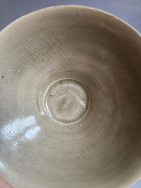 古玩陶瓷北宋耀州窯素盞真品鑒賞圖