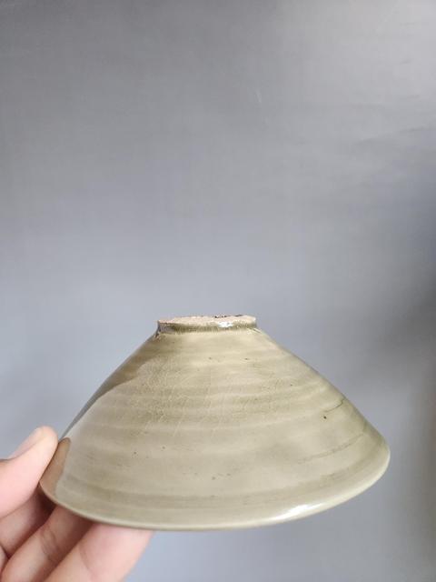 古玩陶瓷北宋耀州窯素盞真品鑒賞圖