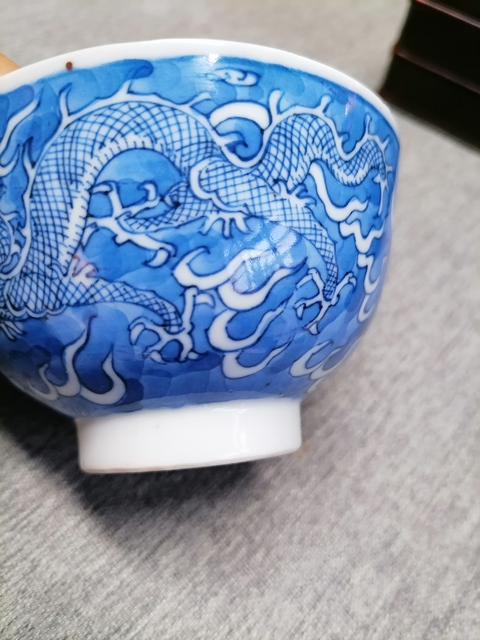 古玩陶瓷青花青花杯真品鑒賞圖