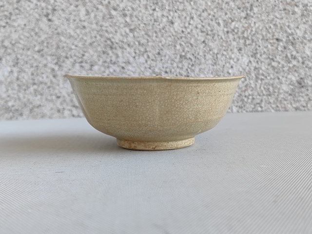 古玩陶瓷青白釉葵口碗拍賣,當前價格298元