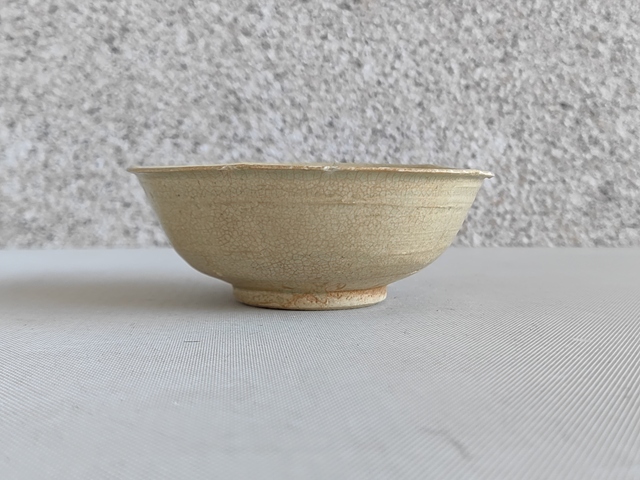 古玩陶瓷青白釉葵口碗拍賣,當前價格298元