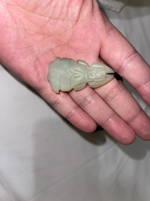 古玩玉器觀音真品鑒賞圖