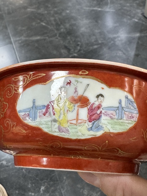 古玩陶瓷人物紋碗真品鑒賞圖