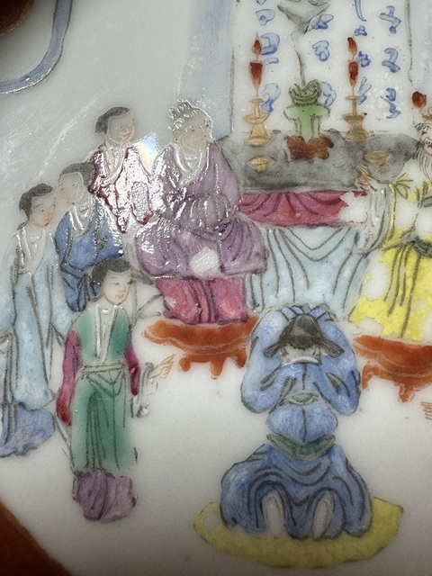 古玩陶瓷人物紋碗真品鑒賞圖