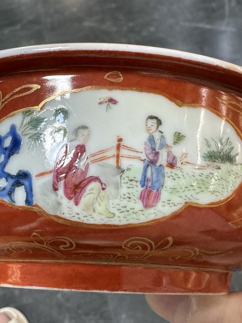 古玩陶瓷人物紋碗真品鑒賞圖