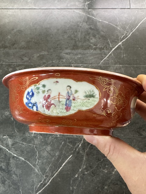 古玩陶瓷人物紋碗真品鑒賞圖