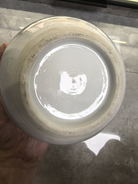 古玩陶瓷白釉水盂真品鑒賞圖