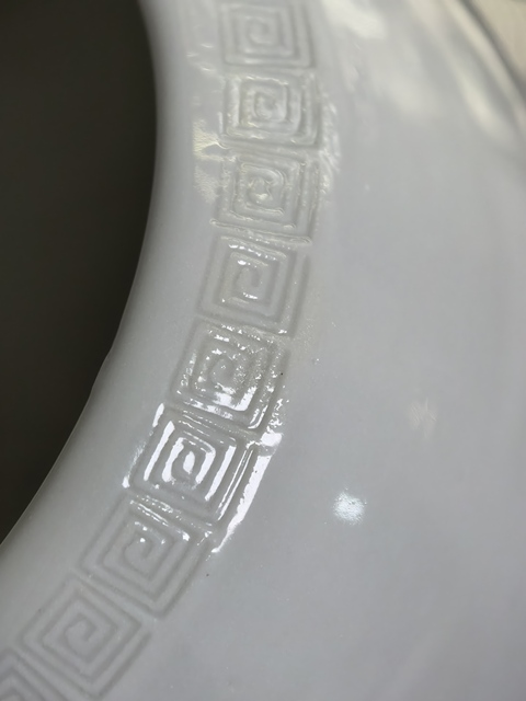 古玩陶瓷白釉水盂真品鑒賞圖