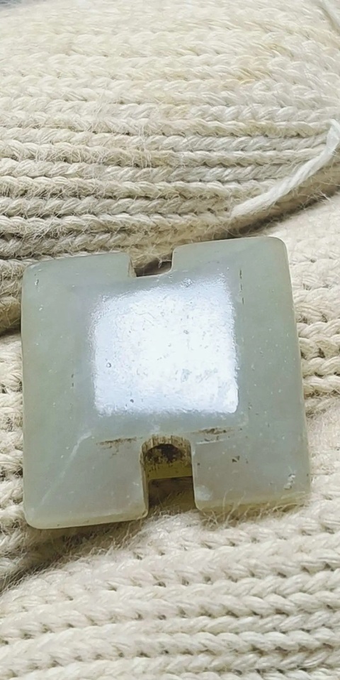 古玩玉器和田玉雕“工字佩”真品鑒賞圖