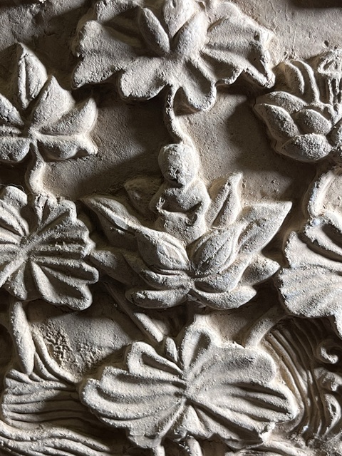 古玩陶瓷連生貴子圖磚雕真品鑒賞圖
