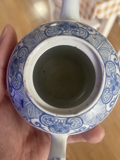 古玩陶瓷民國細路粉彩花鳥壺真品鑒賞圖