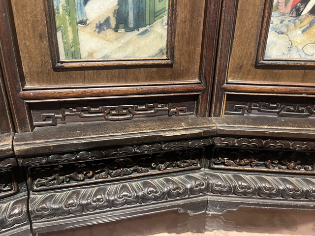 古玩雜項屏風真品鑒賞圖