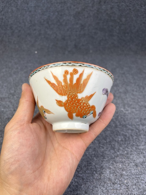 古玩陶瓷金玉滿堂紋蓋碗拍賣,當前價格1088元