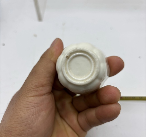 古玩陶瓷德化白瓷方杯真品鑒賞圖