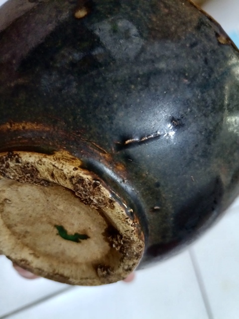 古玩陶瓷晚清時期磁州窯碗真品鑒賞圖