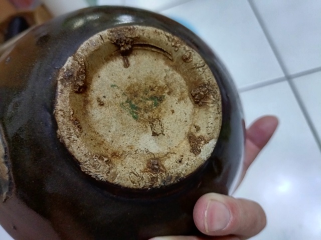 古玩陶瓷晚清時期磁州窯碗真品鑒賞圖