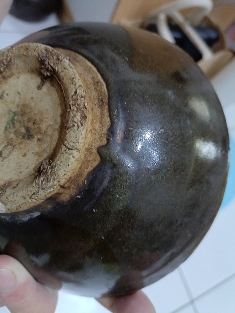 古玩陶瓷晚清時期磁州窯碗真品鑒賞圖