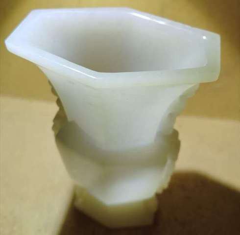 古玩玉器和田玉尊擺件真品鑒賞圖