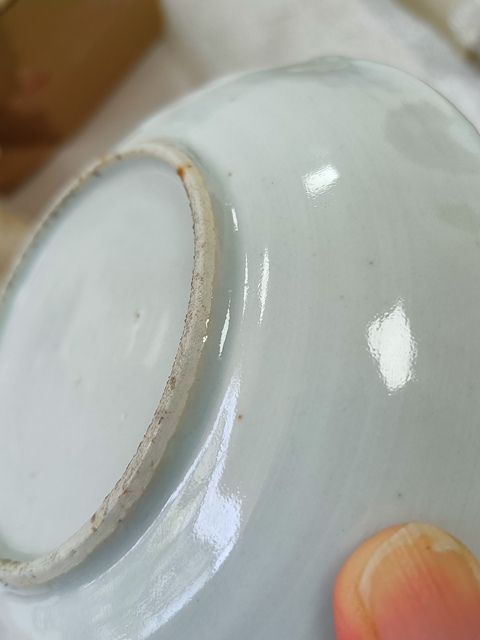 古玩陶瓷人物紋廣五彩盤真品鑒賞圖