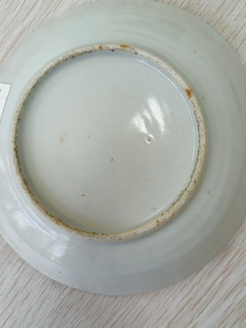 古玩陶瓷人物紋廣五彩盤真品鑒賞圖