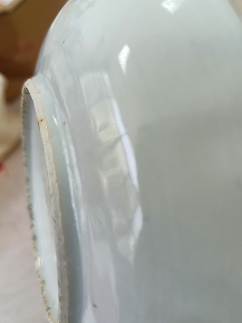 古玩陶瓷人物紋廣五彩盤真品鑒賞圖