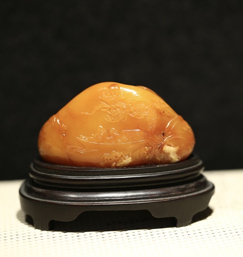 古玩雜項(xiàng)壽山田黃石擺件拍賣(mài),當(dāng)前價(jià)格98元