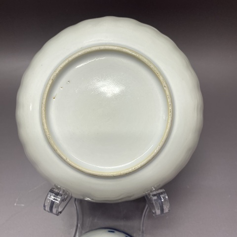古玩陶瓷清乾隆·樓臺亭閣山水紋青花杯碟拍賣,當(dāng)前價格2890元