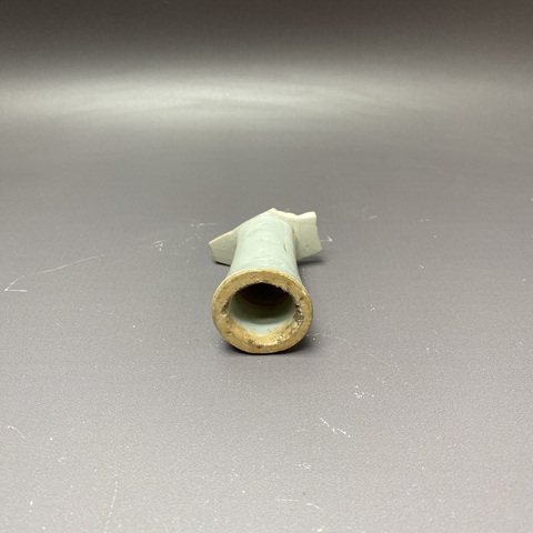 古玩陶瓷火焰紋青花高足杯標本真品鑒賞圖