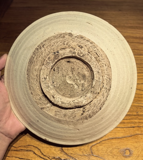 古玩陶瓷元磁州窯白地黑花大盤拍賣,當(dāng)前價(jià)格68元