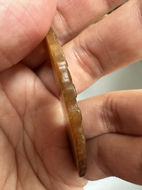 古玩玉器仿古玉璜真品鑒賞圖