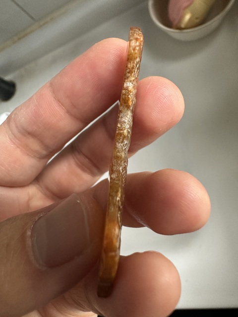古玩玉器仿古玉璜真品鑒賞圖