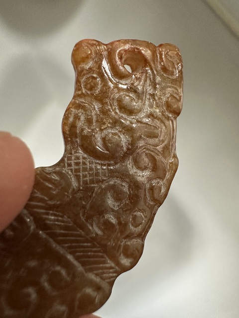 古玩玉器仿古玉璜真品鑒賞圖