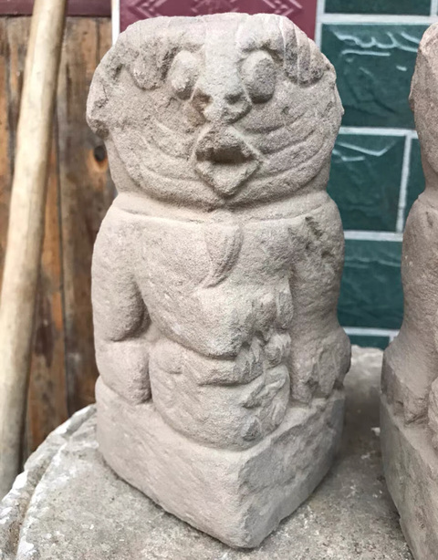 古玩雜項石獅真品鑒賞圖