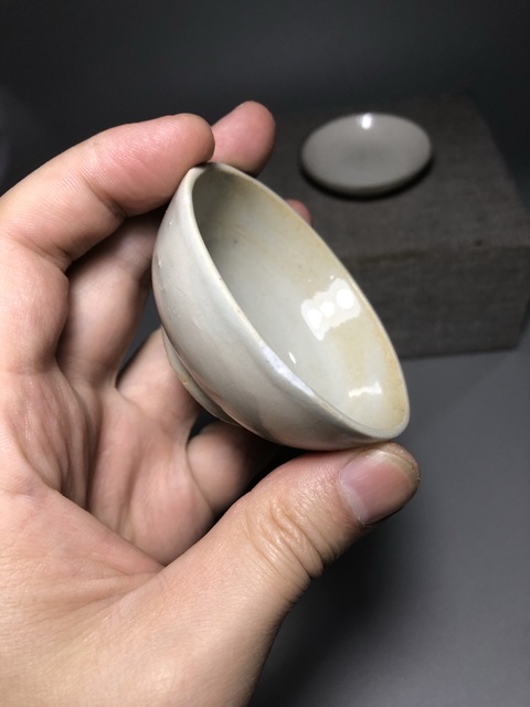 古玩陶瓷青白釉盞真品鑒賞圖